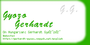 gyozo gerhardt business card
